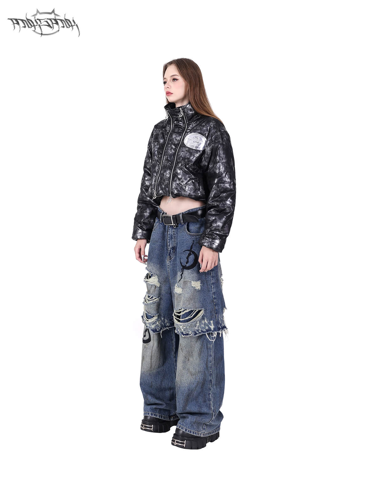 Double-layer jeans